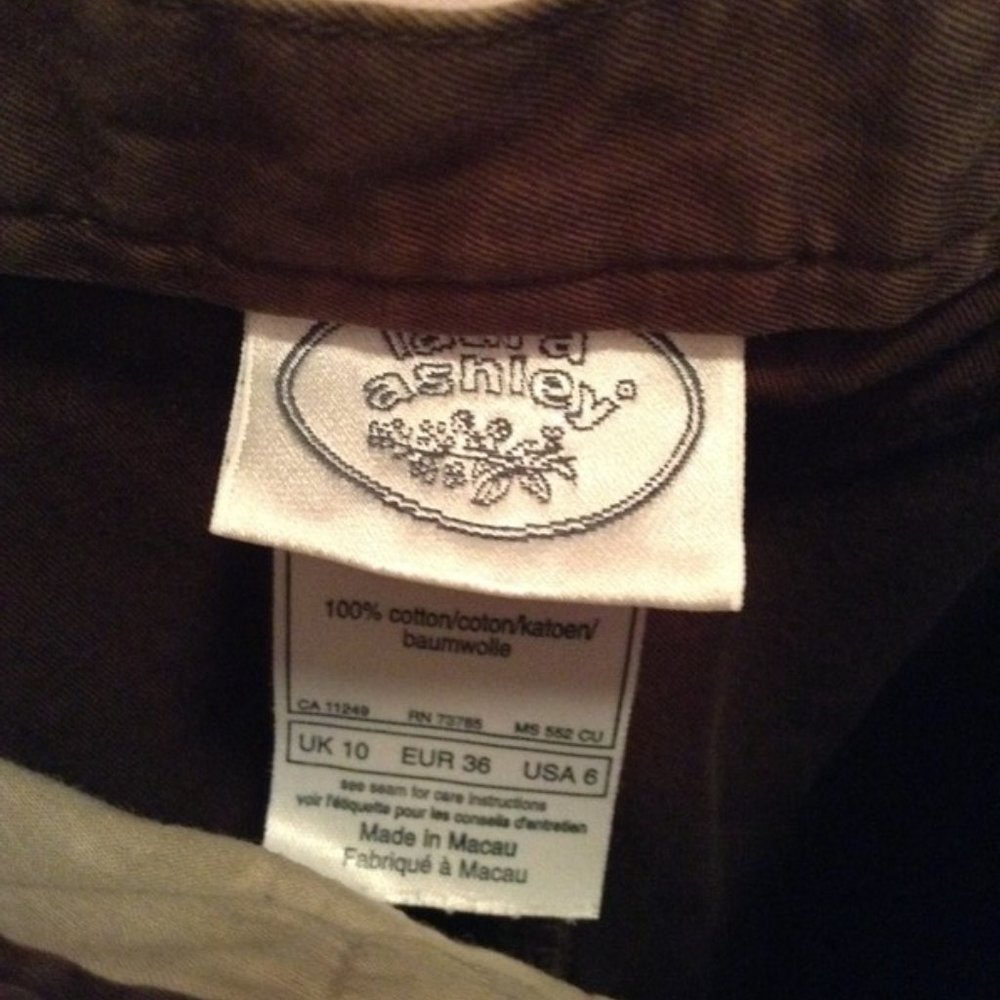 vintage brown Laura Ashley skirt size 6 - Picture 4 of 5